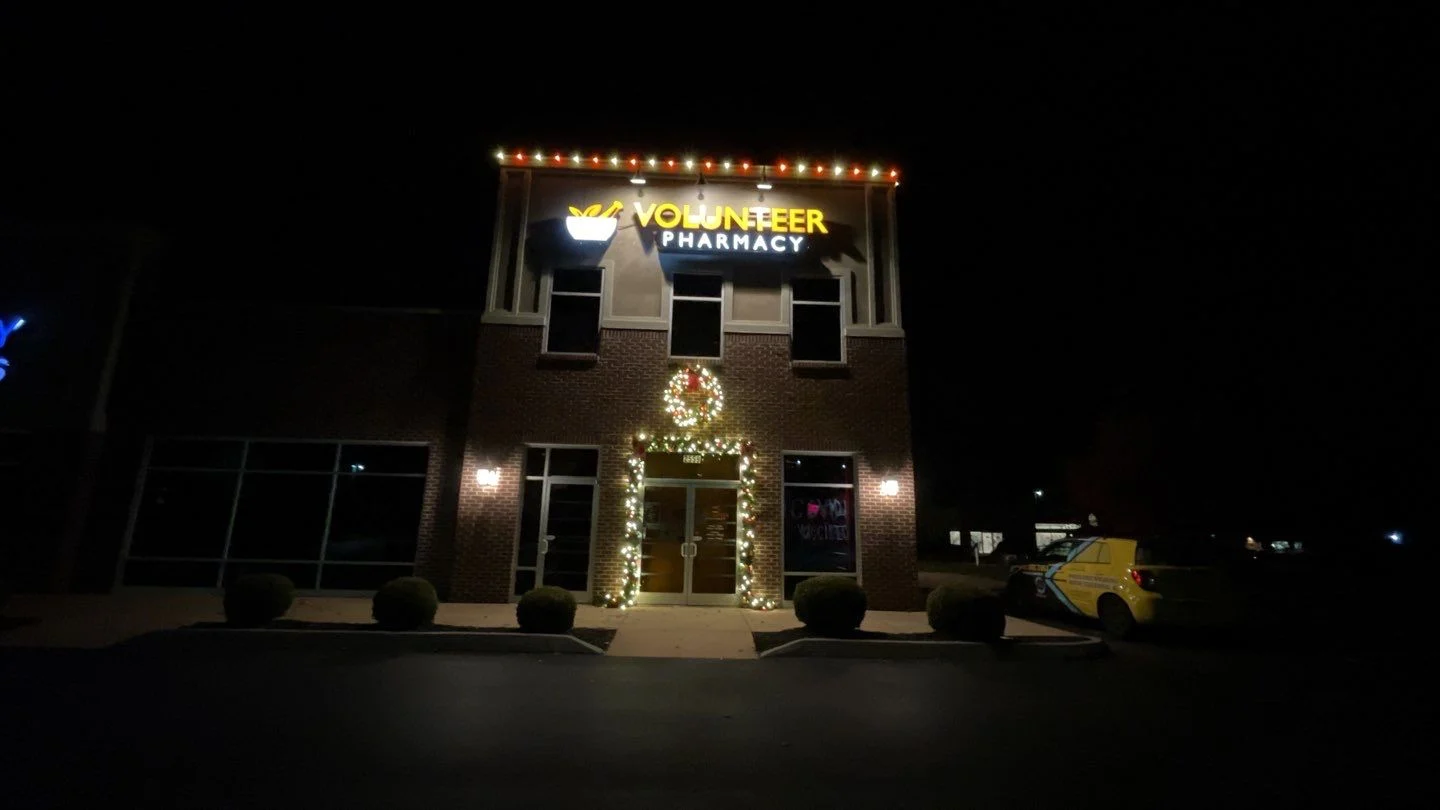 Commercial Christmas Lights - Volunteer Pharmacy