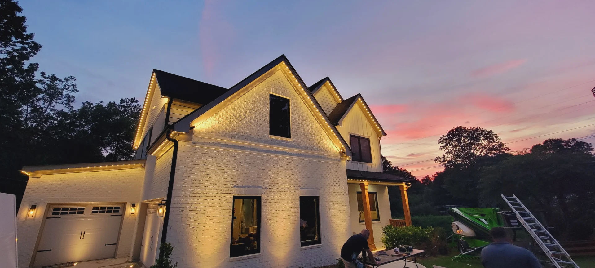 Permanent Christmas Light Installation in Knoxville, TN