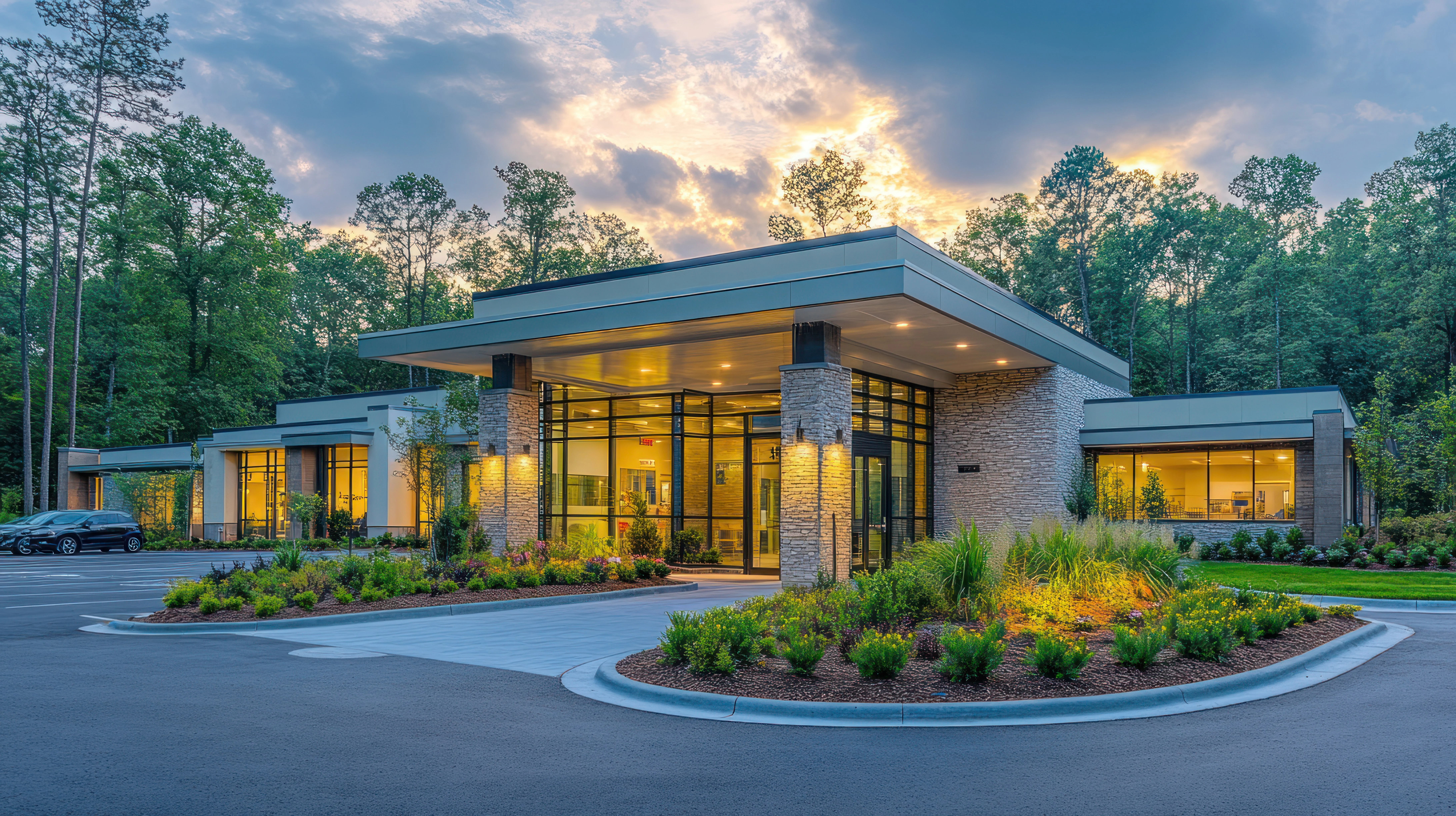Commercial Landscape Lighting