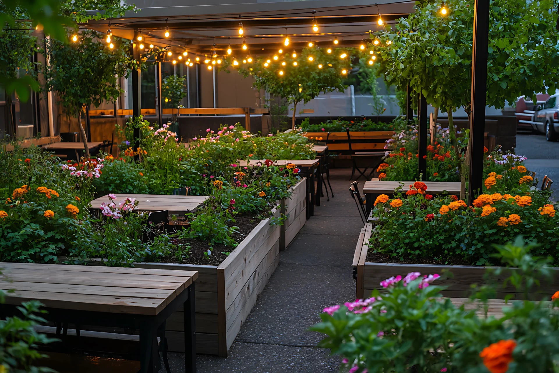 Commercial Landscape Lighting