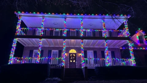 Christmas Light Install: Festive and Bright Knoxville TN