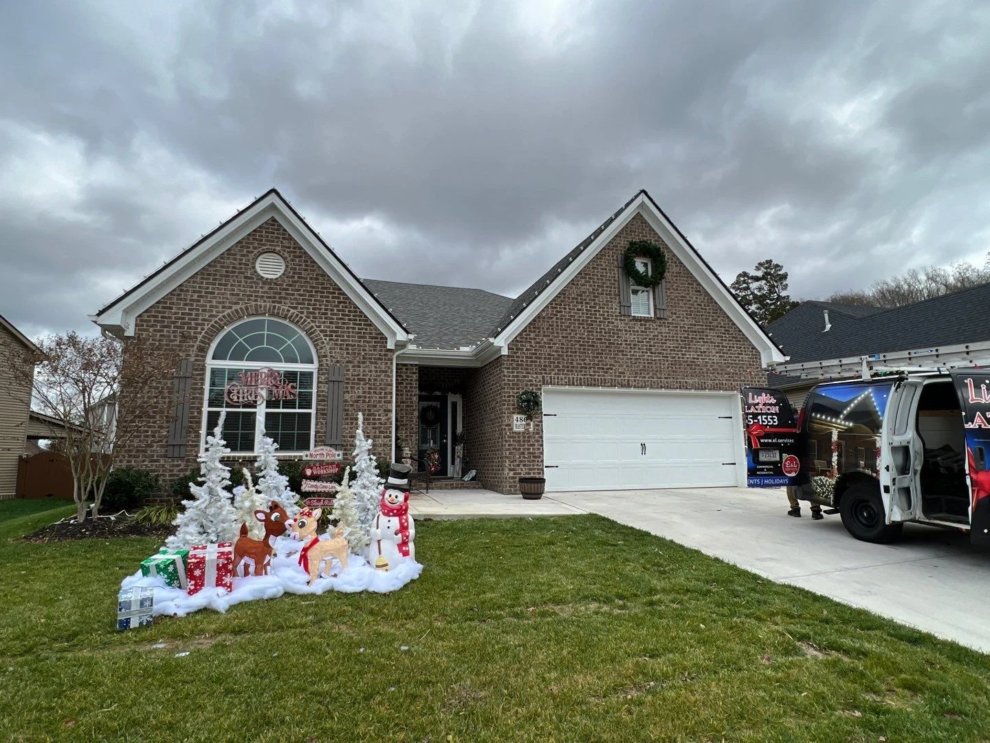 Christmas Lights installed in Maryville, TN