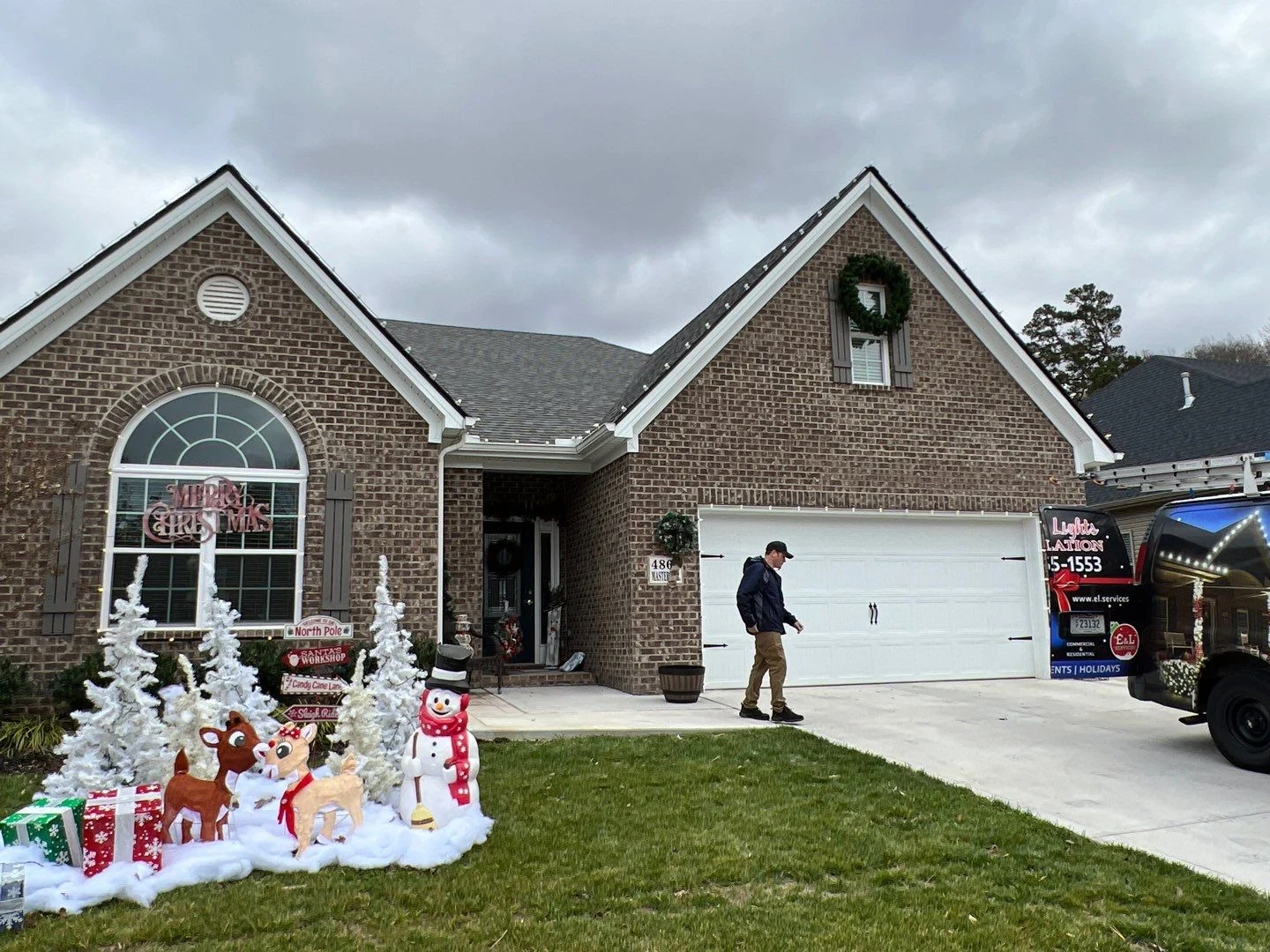 Christmas Lights installed in Maryville, TN