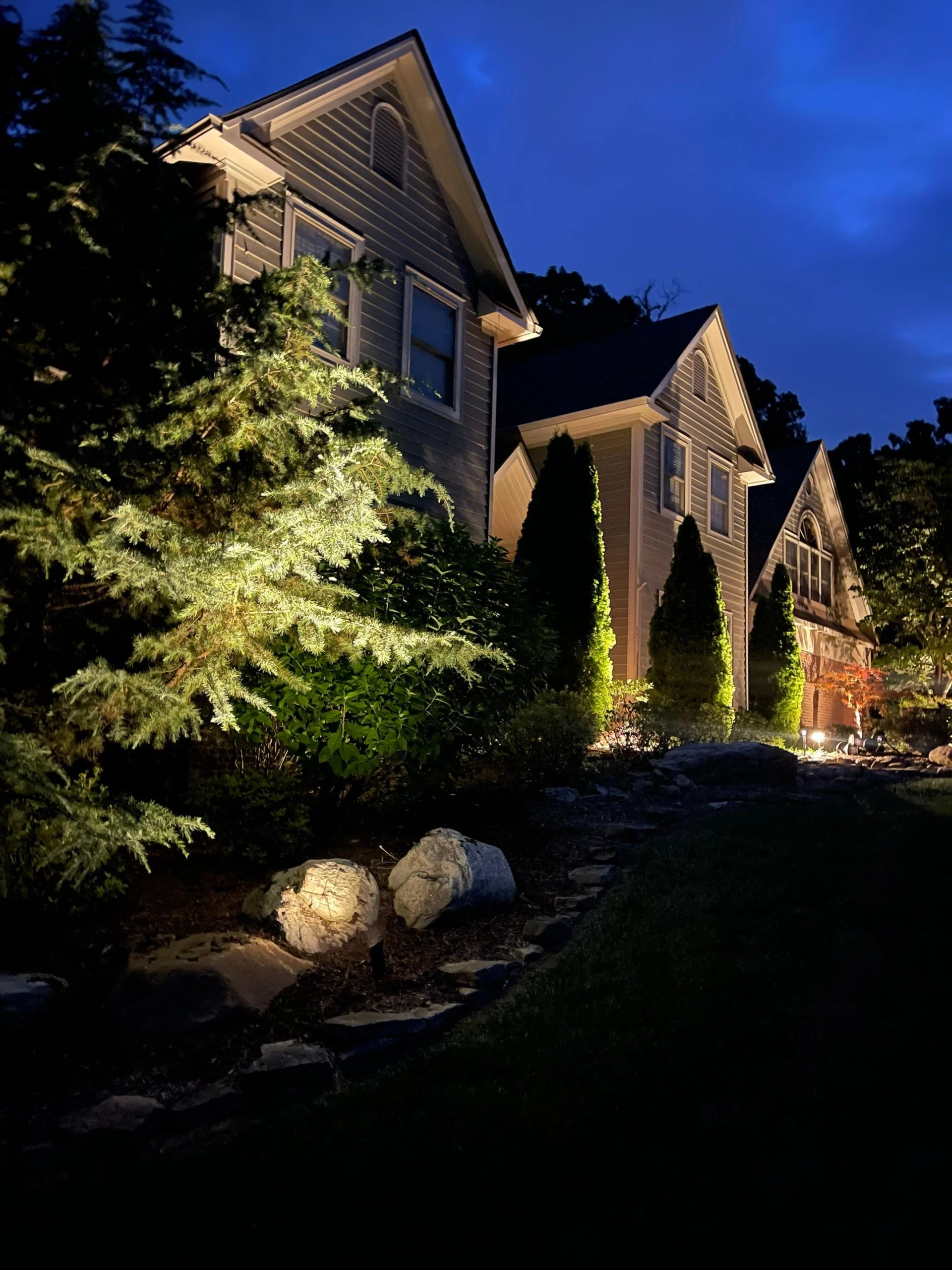 Landscape lighting in Knoxville