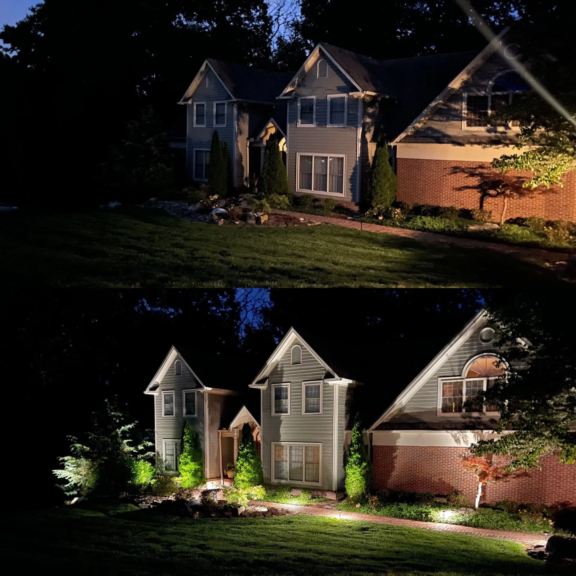 Landscape lighting in Knoxville