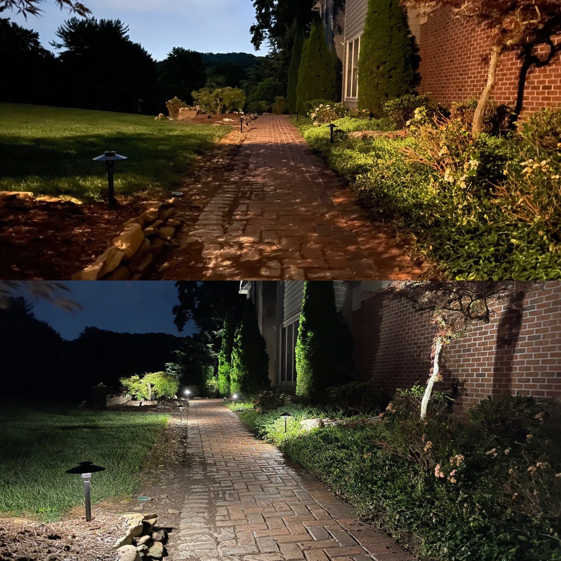 Landscape lighting in Knoxville
