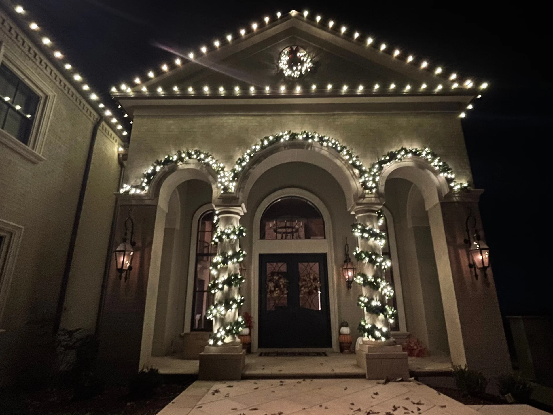 Recent Projects Southern Christmas Light installation in Knoxville