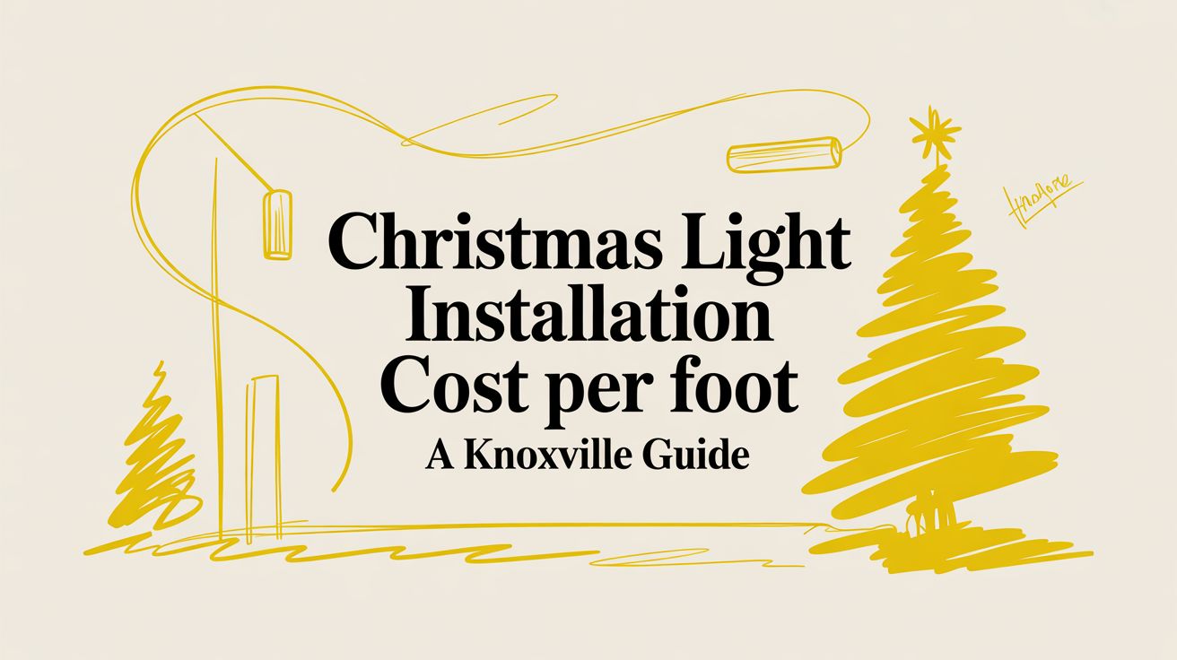 Christmas Light Installation Cost Per Foot: A Knoxville Homeowner's Guide
