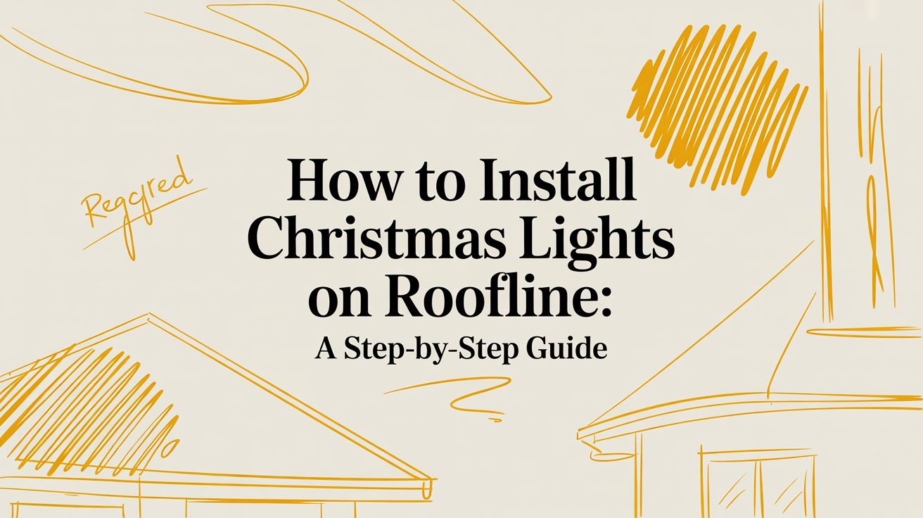 How to Install Christmas Lights on Your Roofline: A Knoxville Guide How to Install Christmas Lights on Your Roofline: A Knoxville Guide