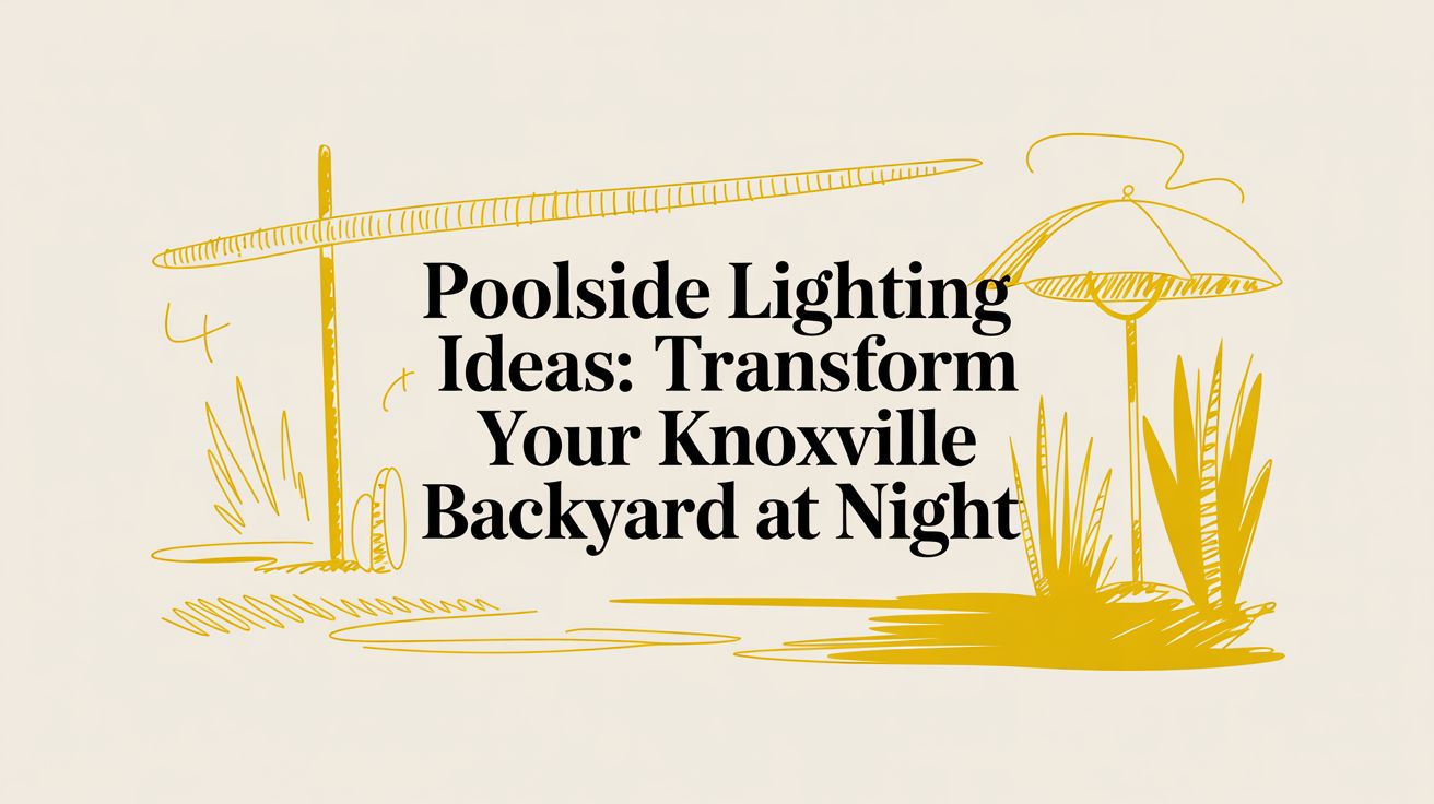 Poolside Lighting Ideas: Transform Your Knoxville Backyard at Night Poolside Lighting Ideas: Transform Your Knoxville Backyard at Night