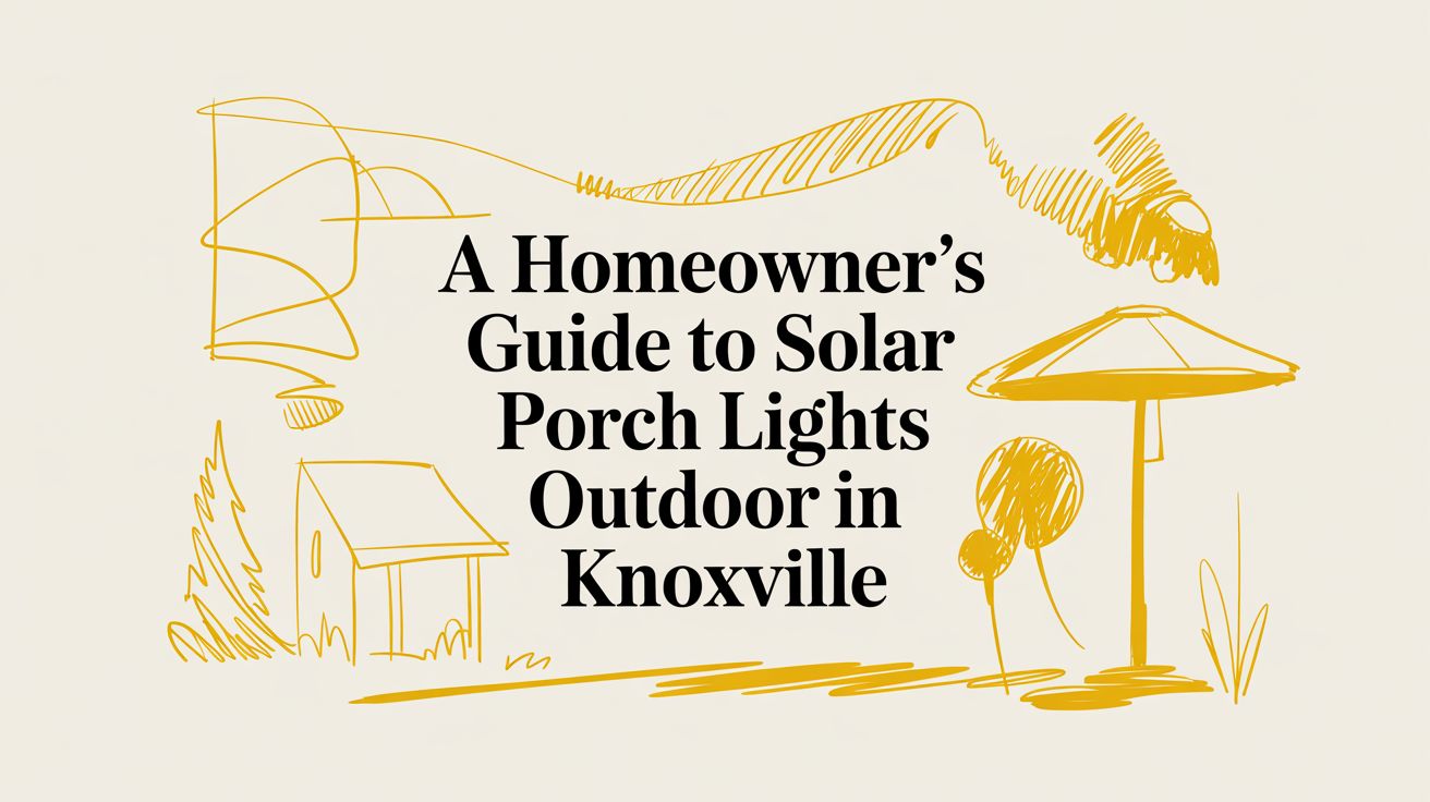 A Homeowner’s Guide to Solar Porch Lights Outdoor in Knoxville